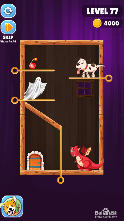 怎样通过Help The Doggy的LEVEL 77