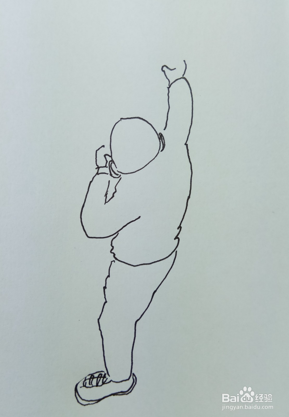 怎样画儿童简笔画用枪瞄准