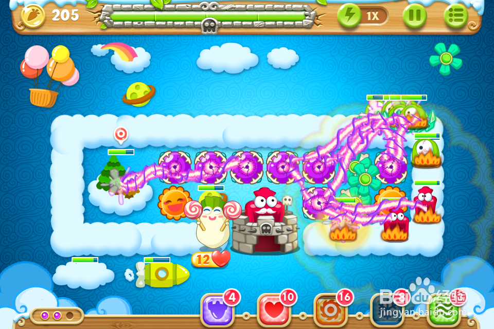 保卫萝卜2 极地55关攻略：[55]第五十五关