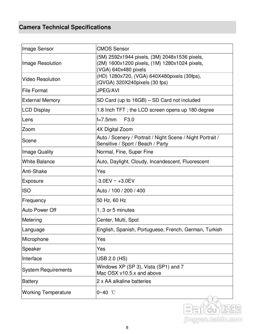威达Vivitar DVR 620HD数码摄像机使用说明书:[1]