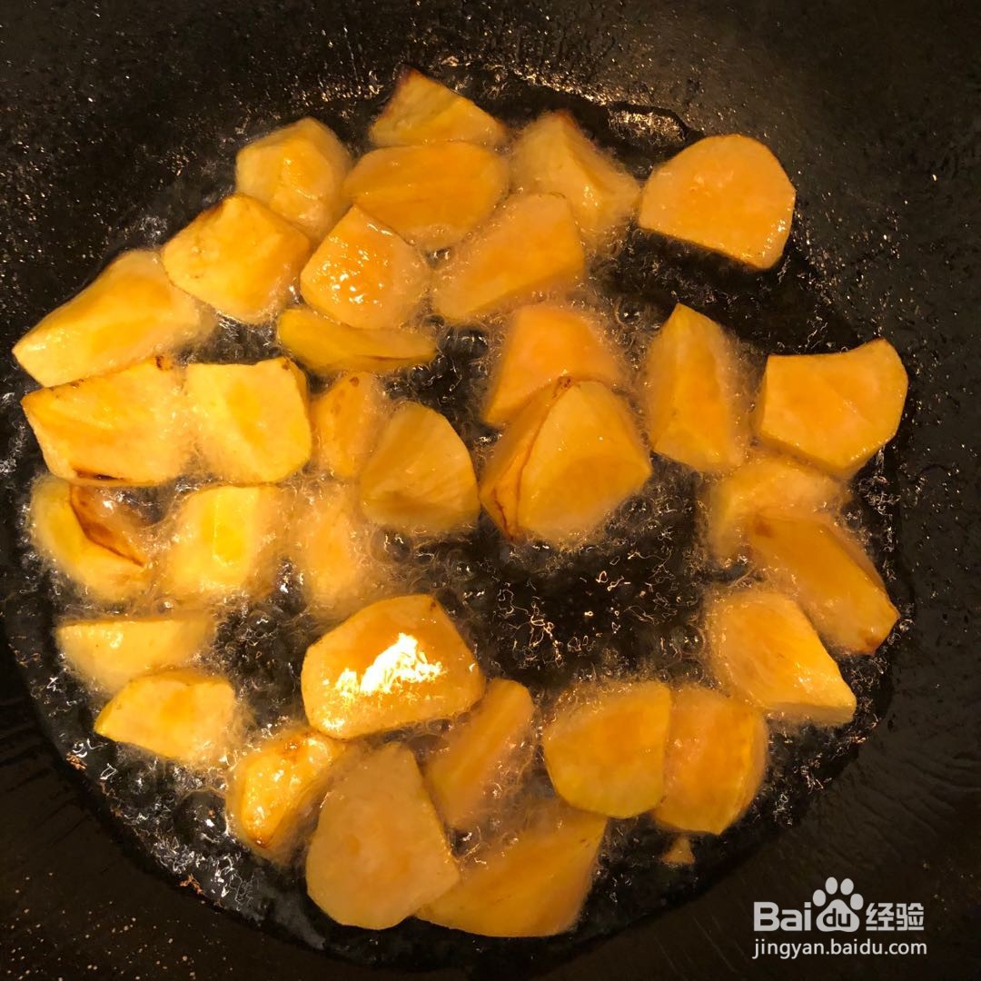 一人食:拔丝红薯的家常做法