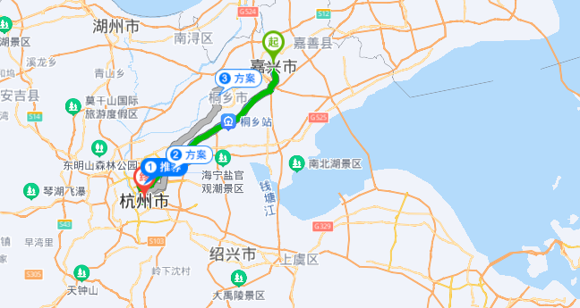 嘉兴到杭州多少公里路