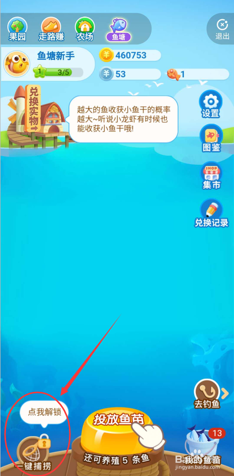 玩赚星球里的天天捕鱼怎么玩