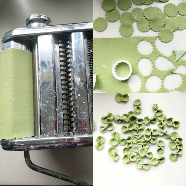 鸡汤三色蝴蝶面