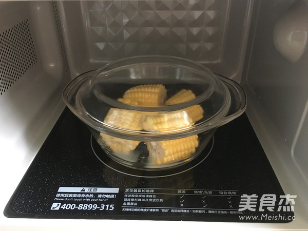 微波炉版奶香玉米