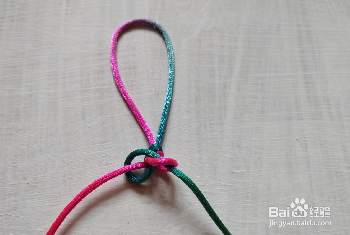 中国绳结里面的金刚结怎样编制?