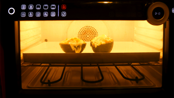 芝士鸡肉南瓜盅