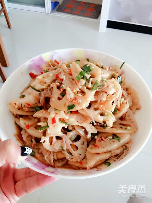 凉拌藕片的做法