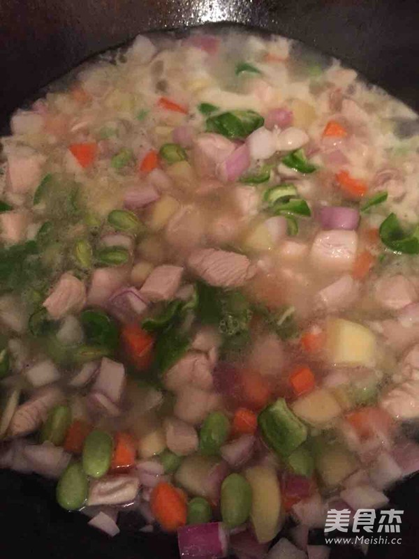 咖喱鸡肉饭的做法