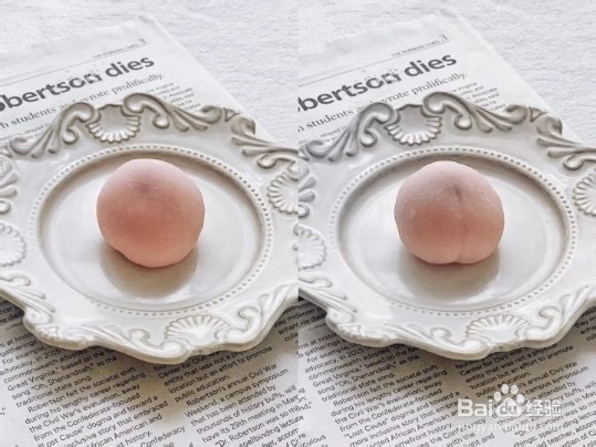 无需烤箱，一次成功的草莓糯米滋。