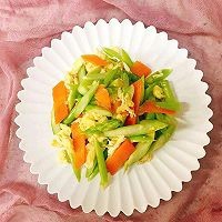 零失败的清热芦笋滑蛋