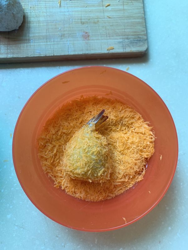 无油低脂凤尾虾球