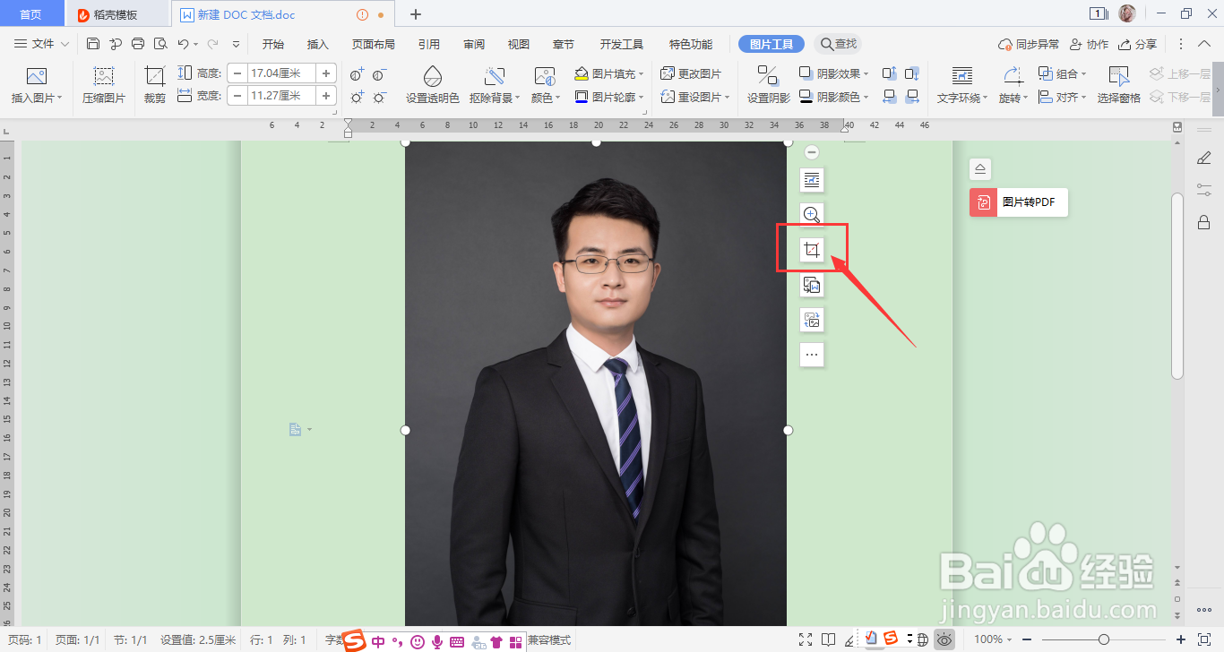 如何对word中的图片进行裁剪