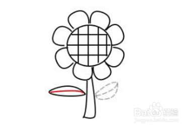 简笔画如何画向日葵