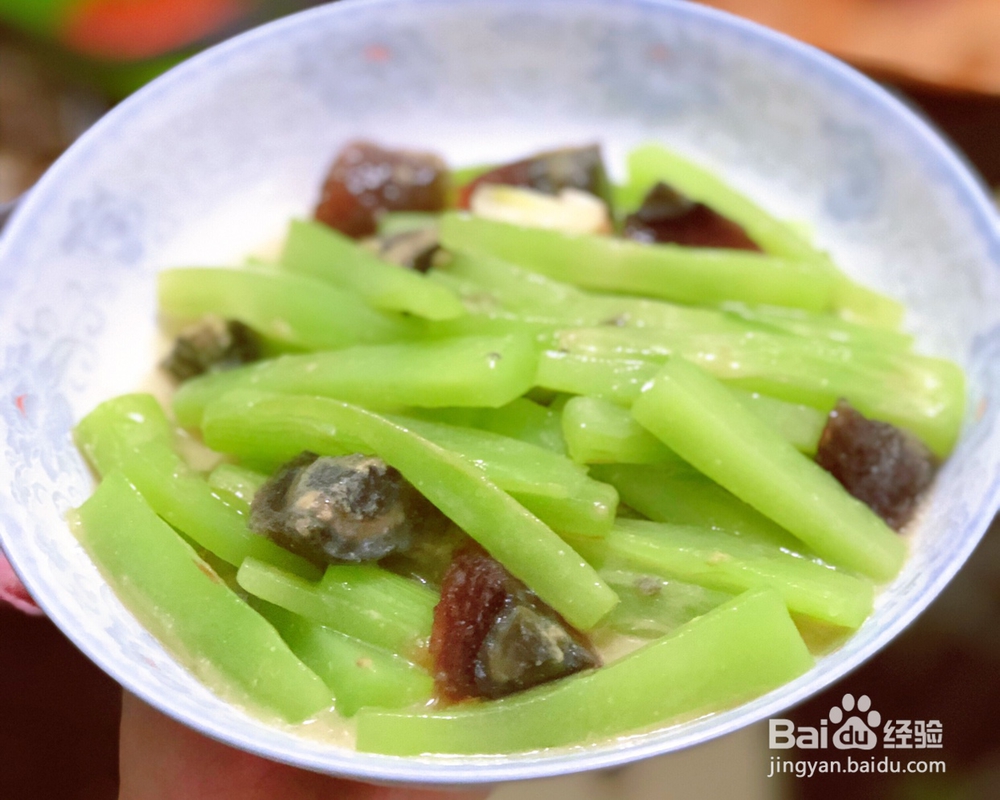 香味浓郁的上汤莴笋