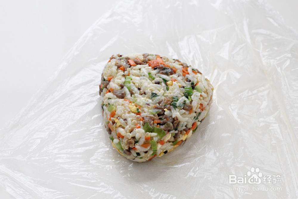 藜麦牛肉油菜饭团的做法