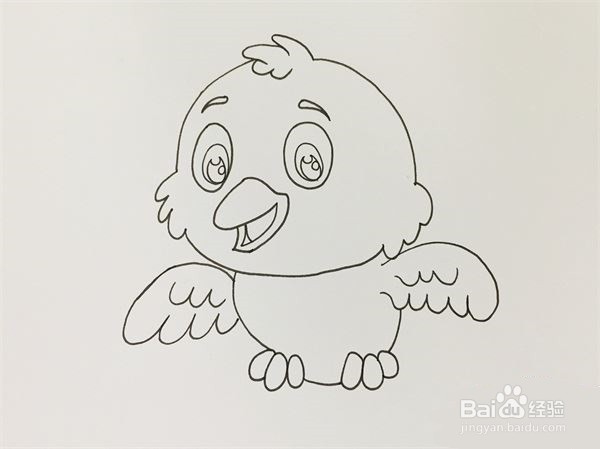 小鸟怎么画 儿童画