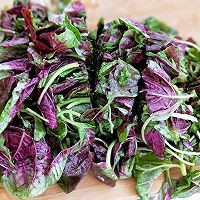 好吃的蒜泥红苋菜