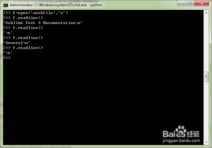 Python3.x那些事儿：[53]File对象的方法