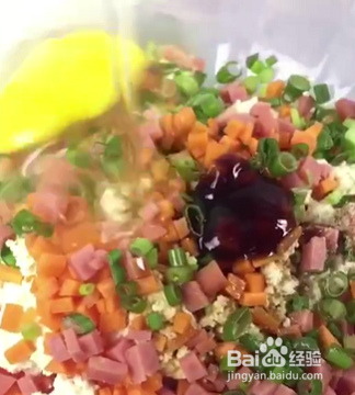 营养鸡蛋豆腐饼的做法