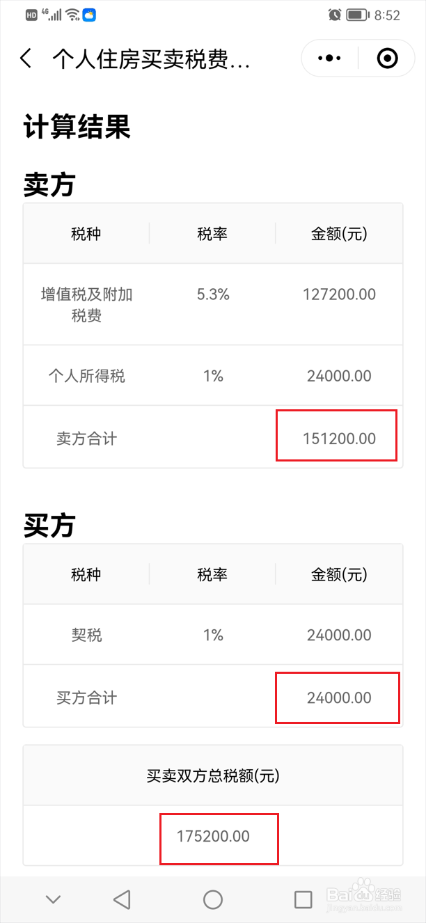 买卖房屋税费怎样计算