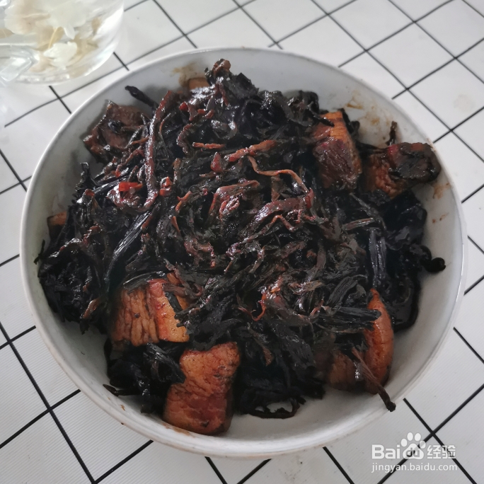 爽脆可口的梅干菜烧肉