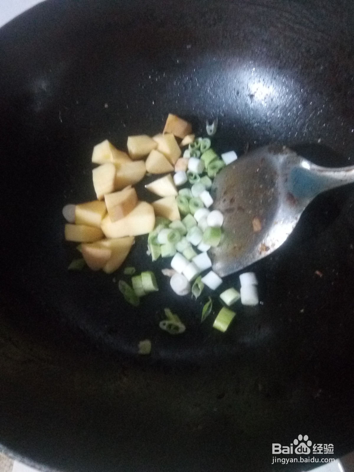 豆角炖土豆块
