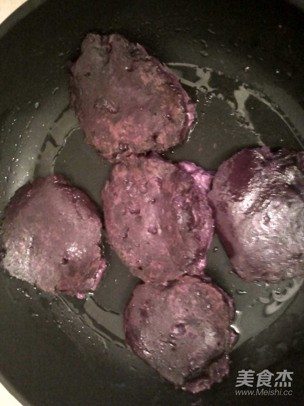 香煎紫薯饼的做法