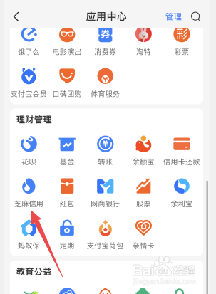 支付宝个人芝麻分怎么查看