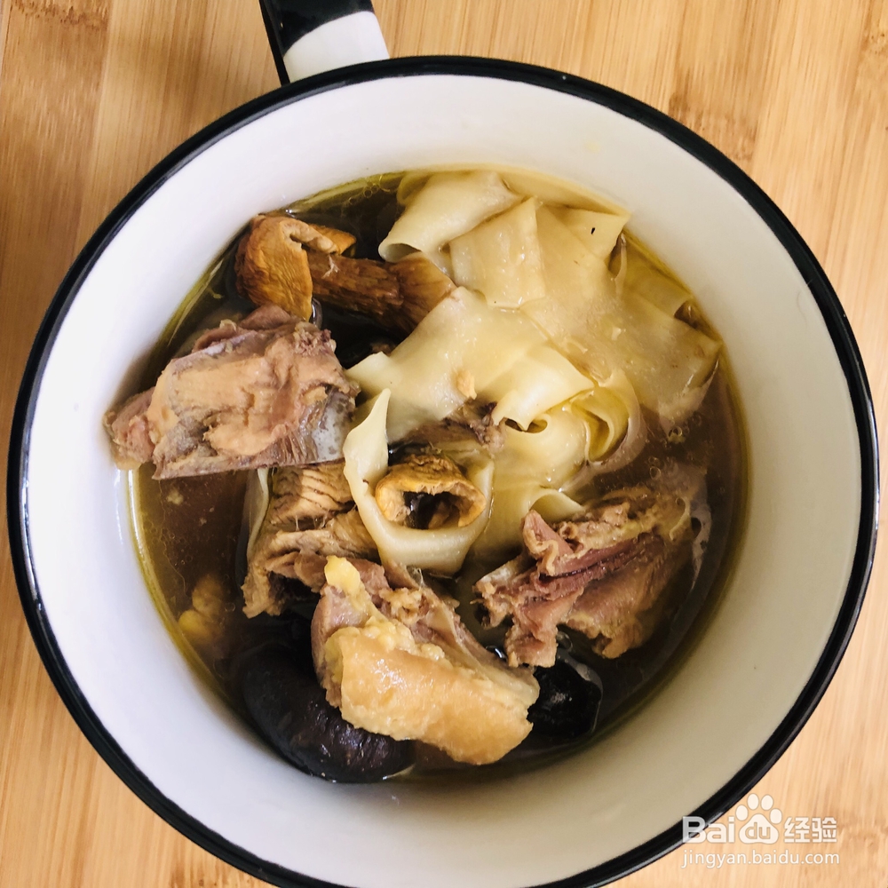 赞不绝口的鸡汤面