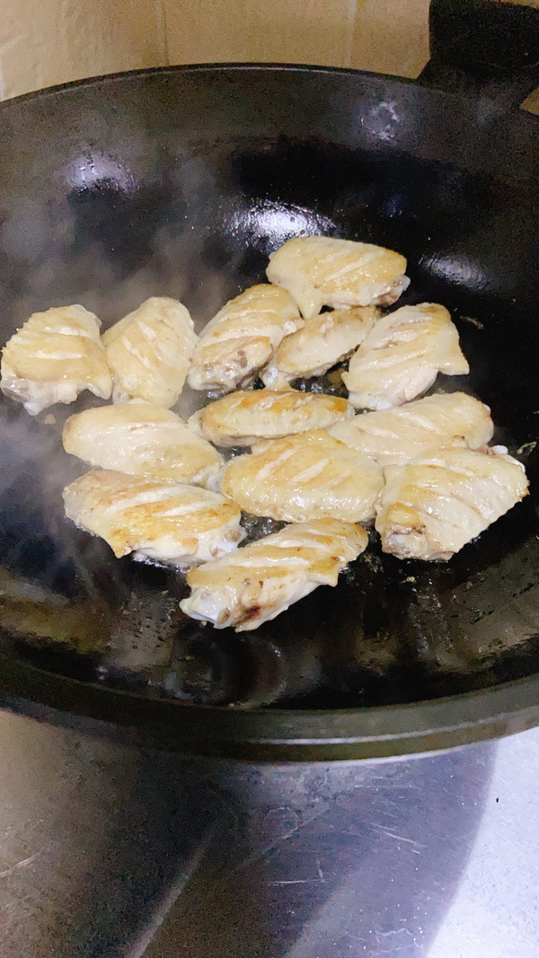 无油少盐煎鸡翅