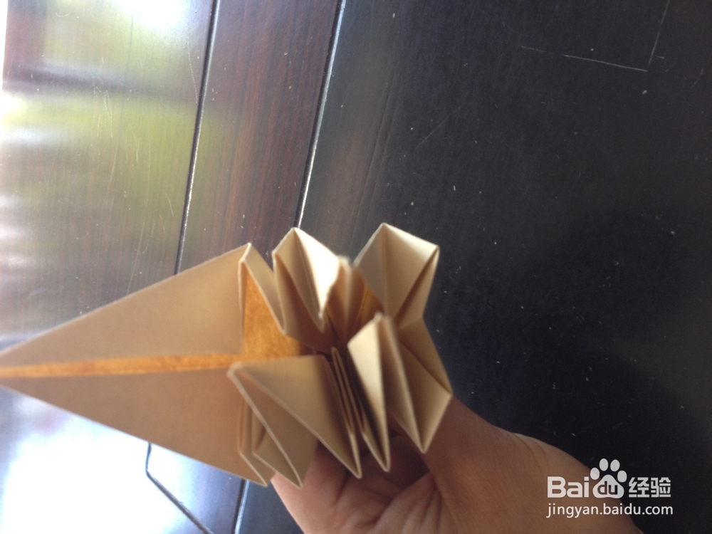 怎样折纸百合花