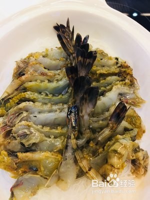 金银蒜蒸草虾