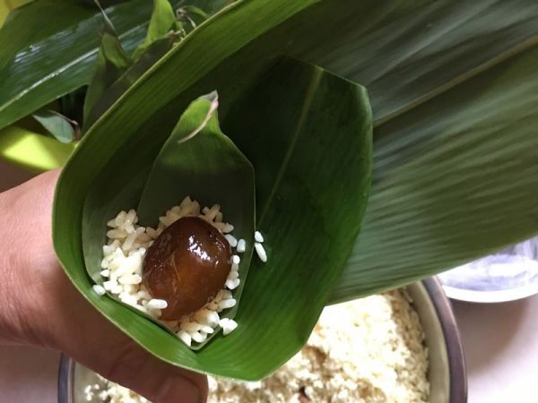 双豆粽和蜜枣粽和碱水粽