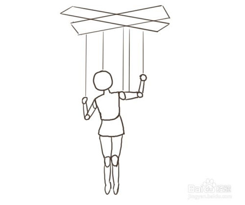 提线木偶怎么画