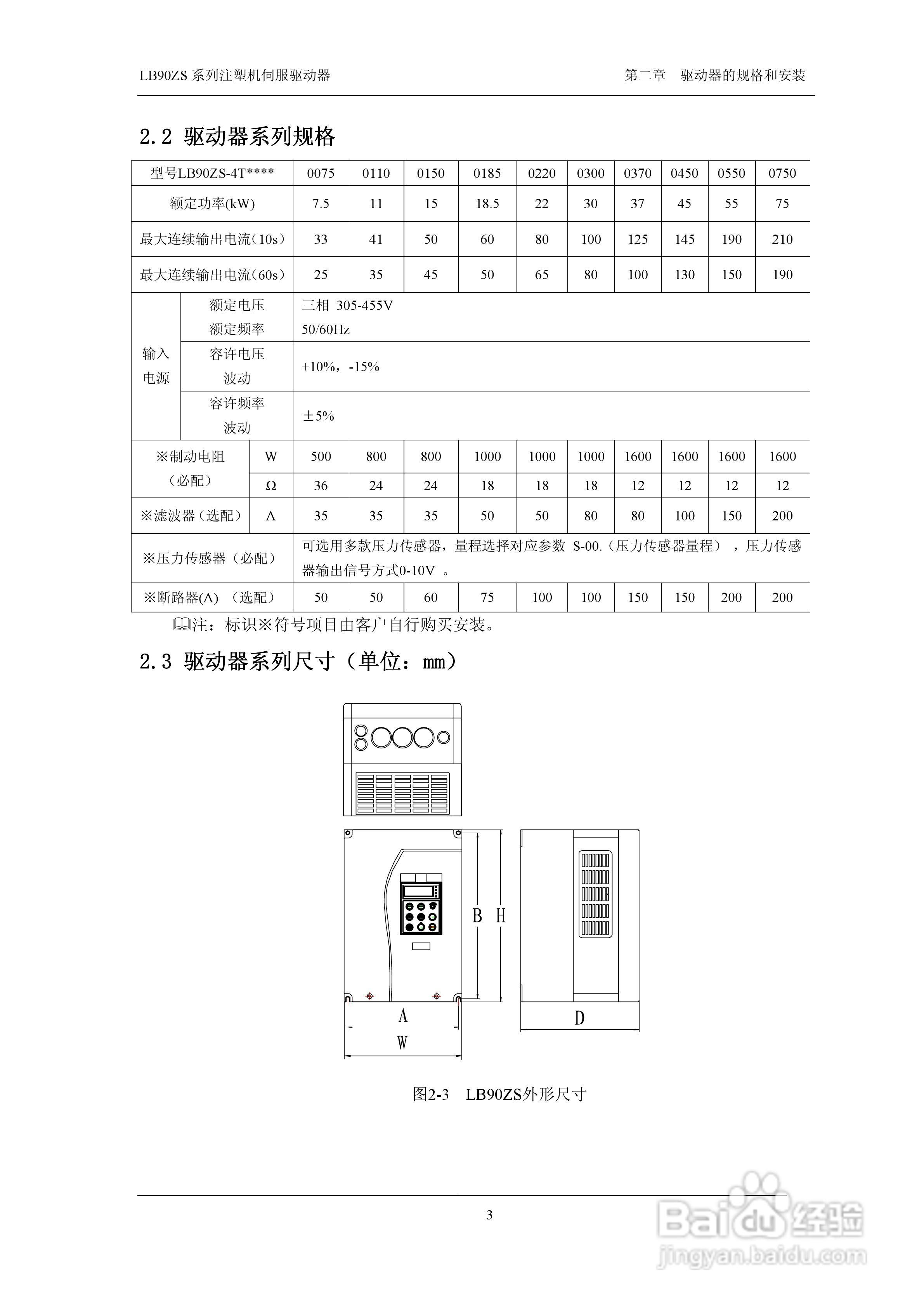 LB90ZS-4T0750注塑机伺服驱动器使用说明书:[1]