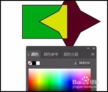 Illustrator实时上色工具和实时上色选择工具 百度经验