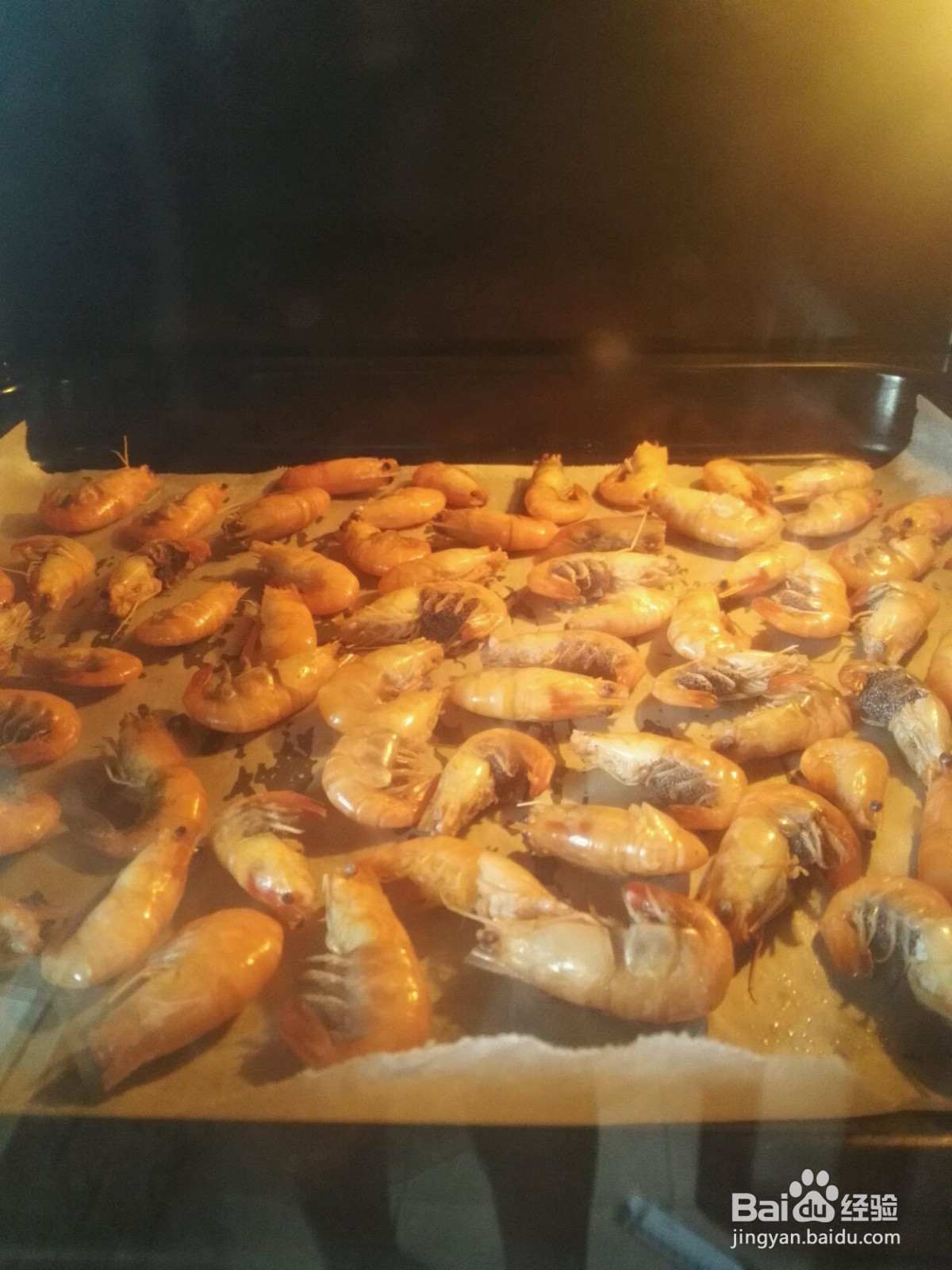 自制烤虾小吃的做法