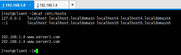 linux系统apache配置虚拟主机