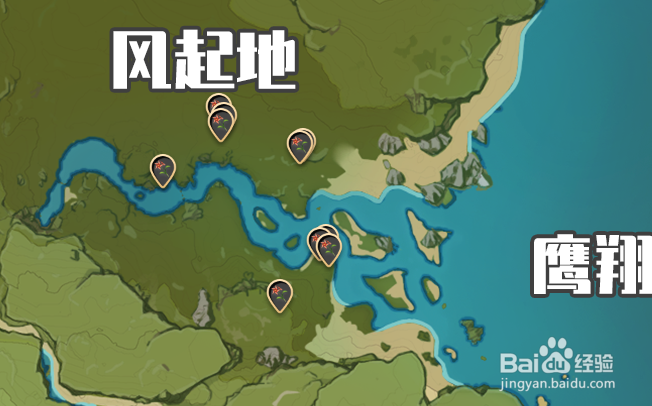 原神风车菊哪里比较多?