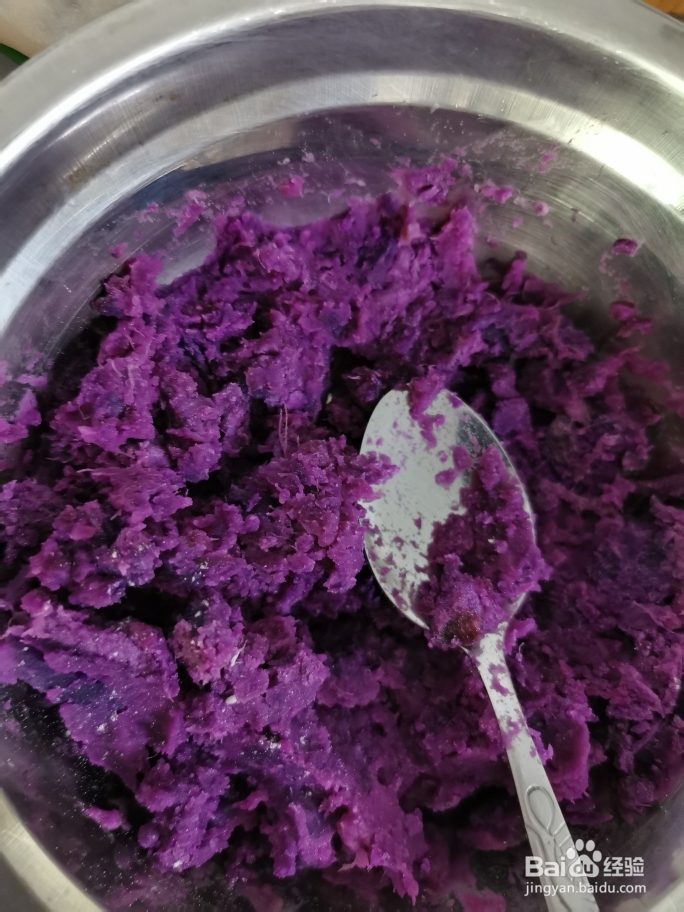 无油无糖紫薯饼这么做更好吃！