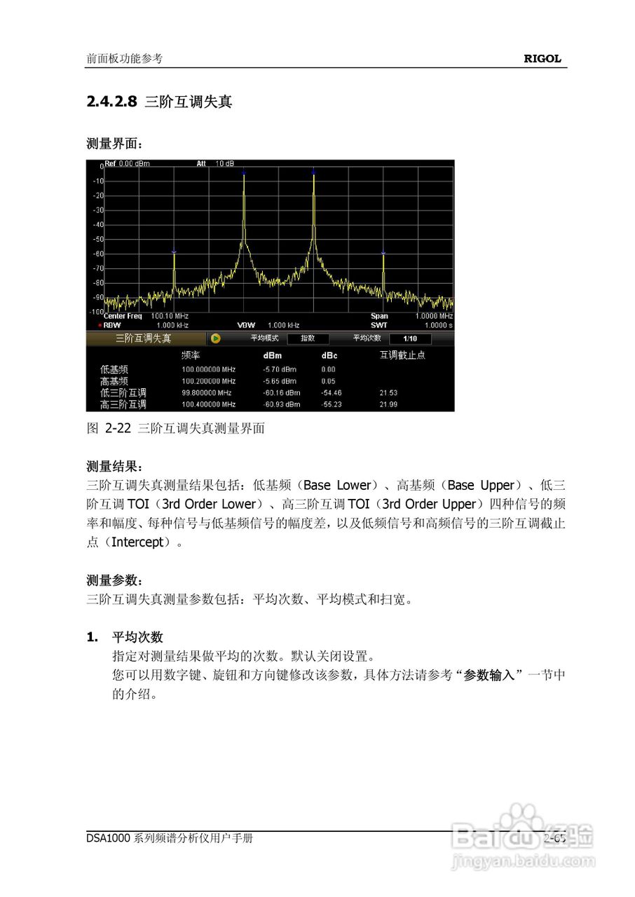 DSA1020频谱分析仪使用说明书:[12]