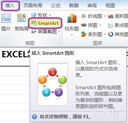 EXCEL怎么用SmartArt建立图片中的图片重点块