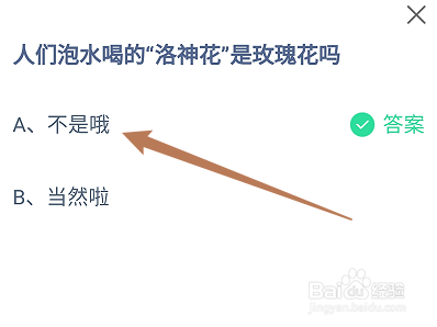 蚂蚁庄园答案人们泡水喝的“洛神花”是玫瑰花吗