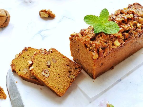 咖啡焦糖坚果磅蛋糕