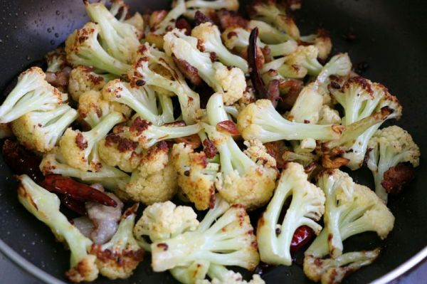 干煸有机菜花#美食美刻 乐享美极#