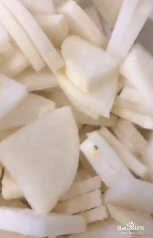 酸辣萝卜咸菜的做法
