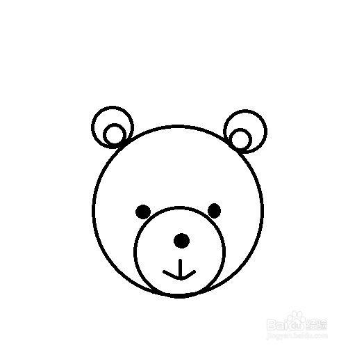 如何简笔画泰迪熊