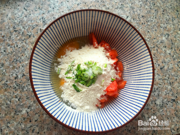 番茄鸡蛋饼的做法