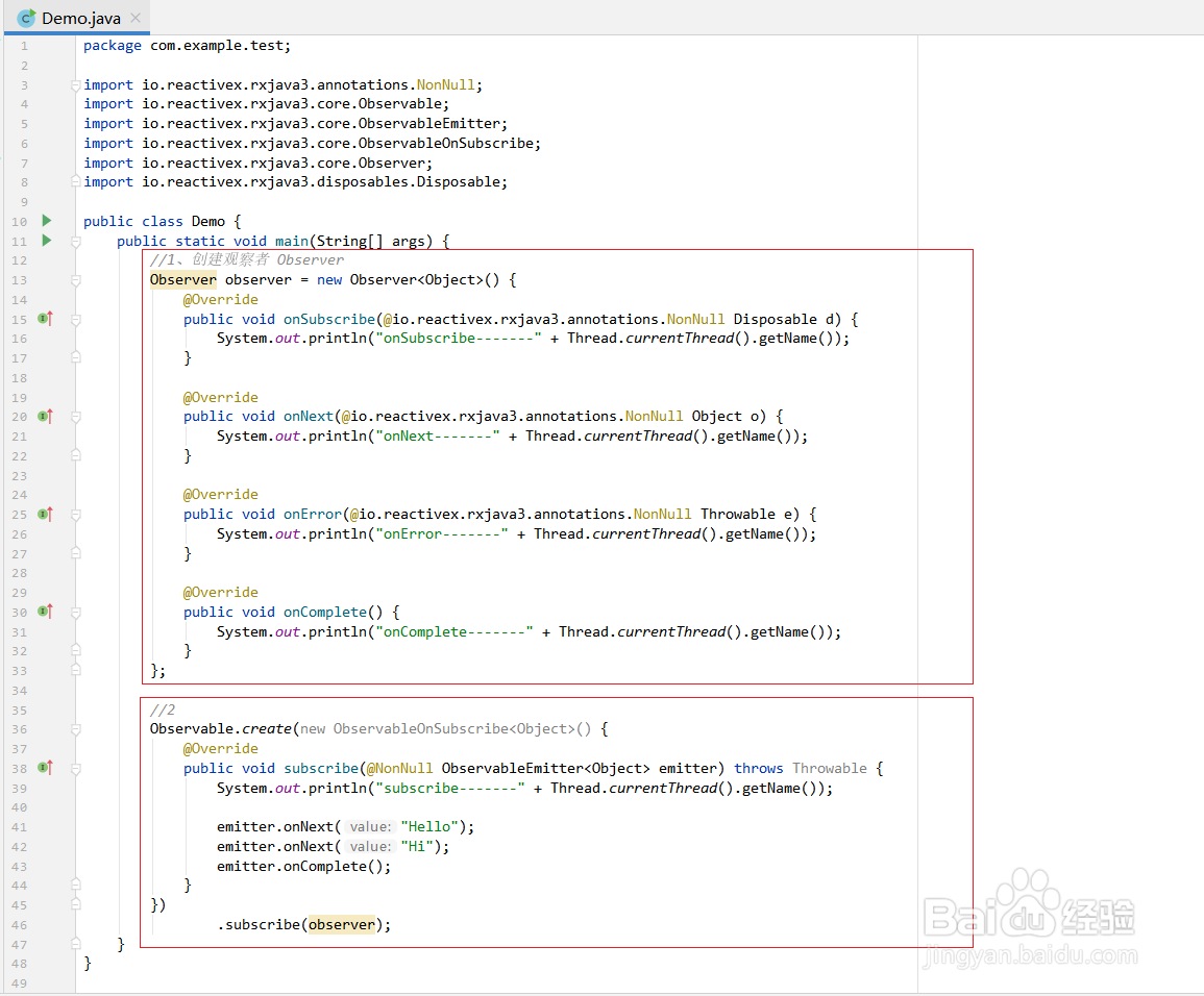 RxJava之功能操作符subscribeOn()和observeOn()